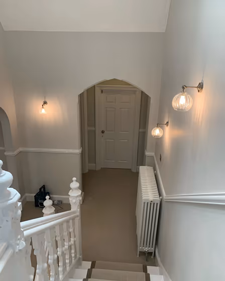 Farrow and Ball Wevet 273 hallway