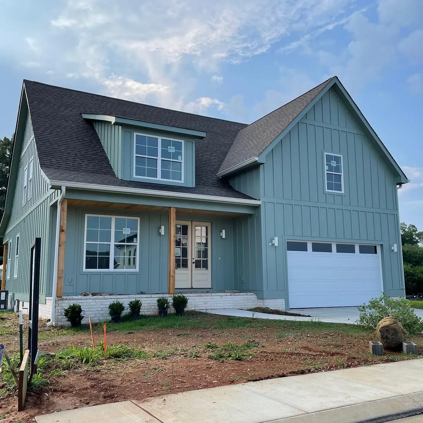 Acacia Haze house exterior color