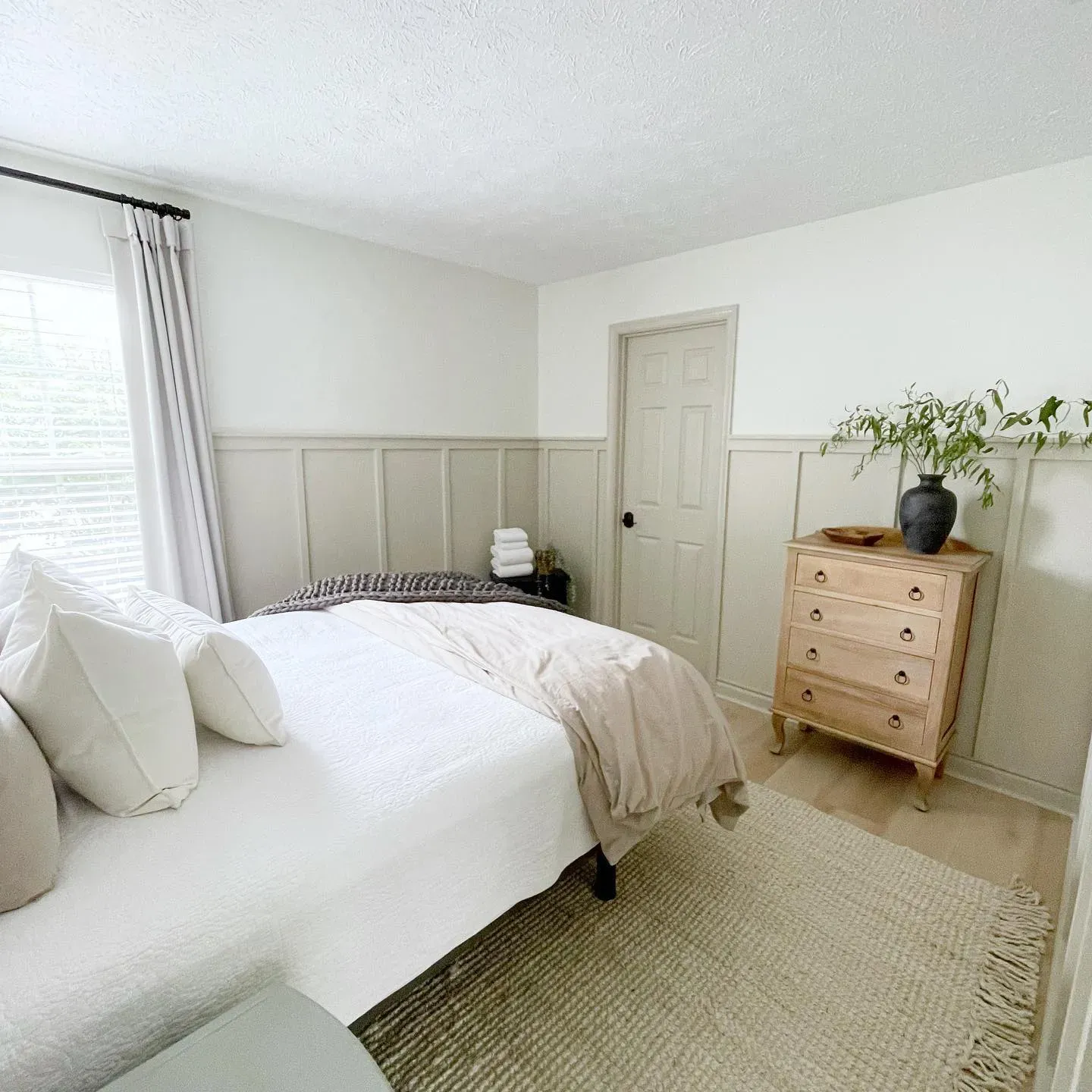 Sherwin Williams Accessible Beige Bedroom