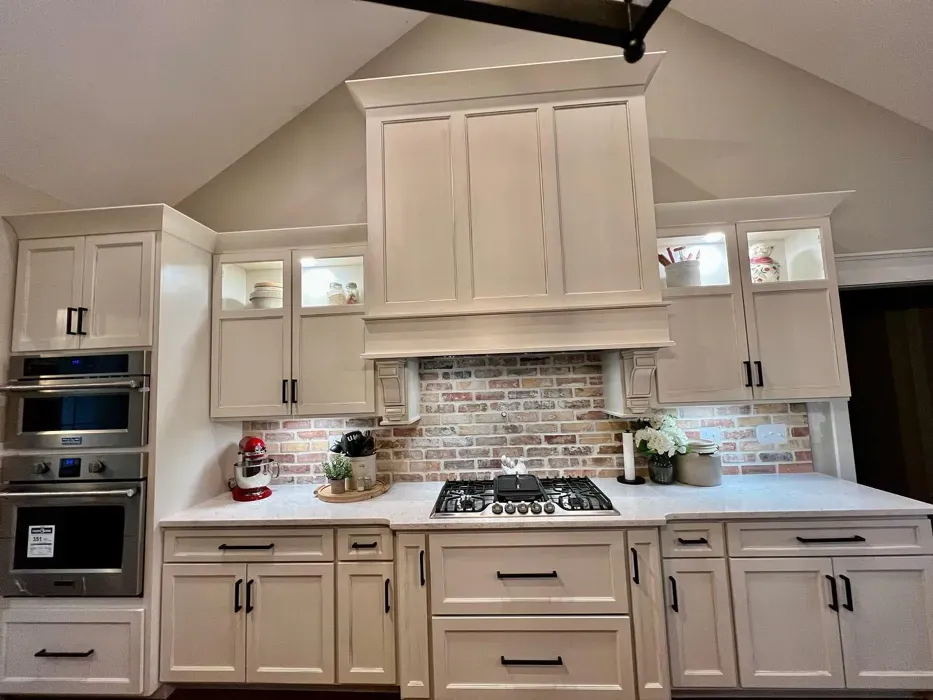 Accessible Beige Kitchen Cabinets