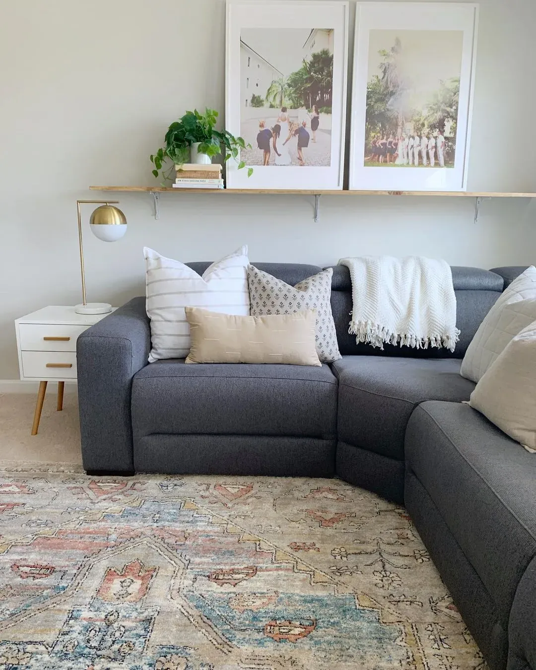 Sherwin Williams SW 7029 living room 