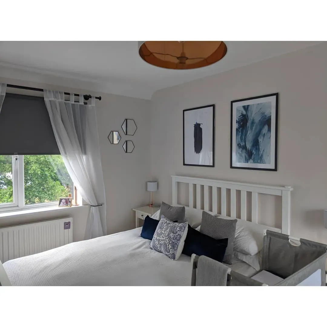 Dulux Almost Oyster bedroom paint review