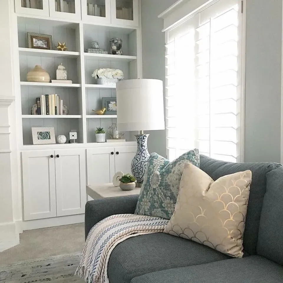 SW Aloof Gray living room interior