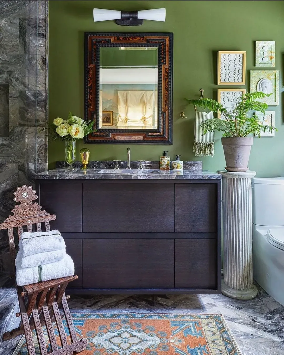 Farrow and Ball Bancha bathroom paint review