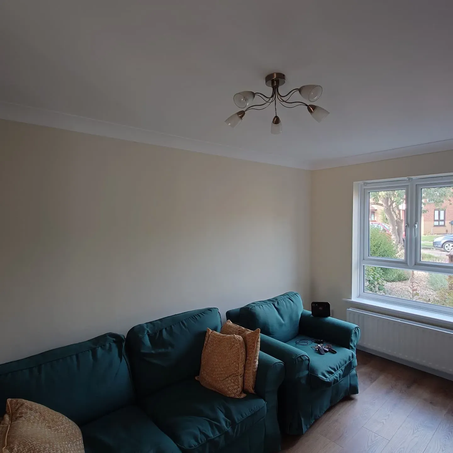 Dulux Barley White living room paint