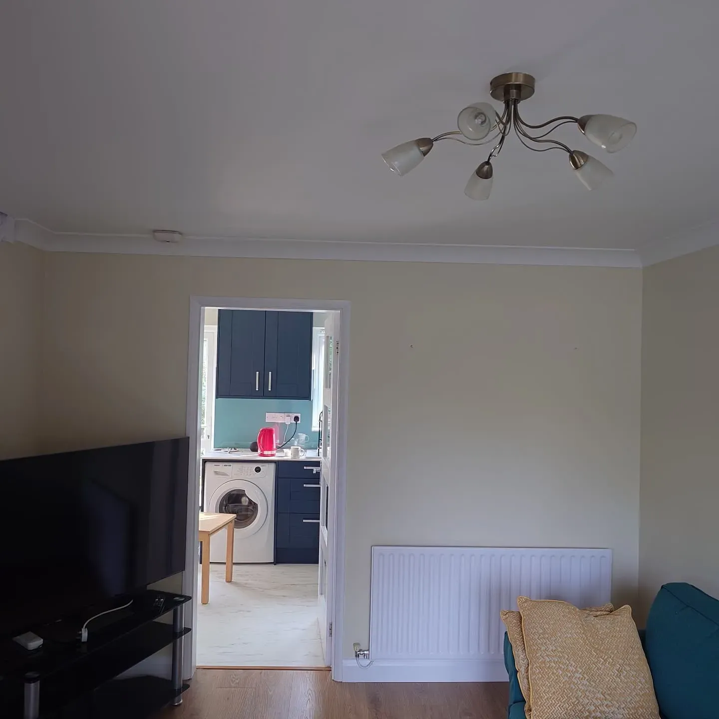 Dulux Barley White living room review