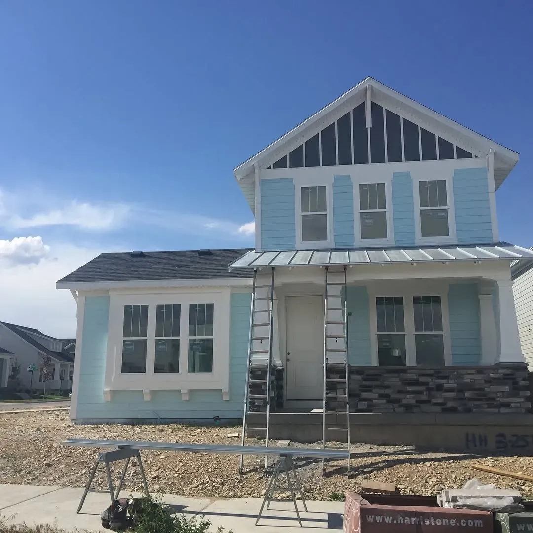 SW Bathe Blue house exterior paint