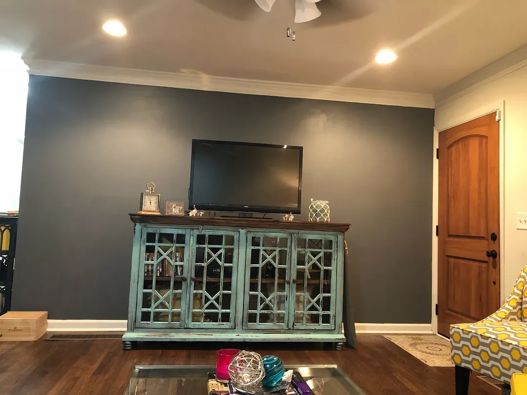 Behr Antique Tin living room color