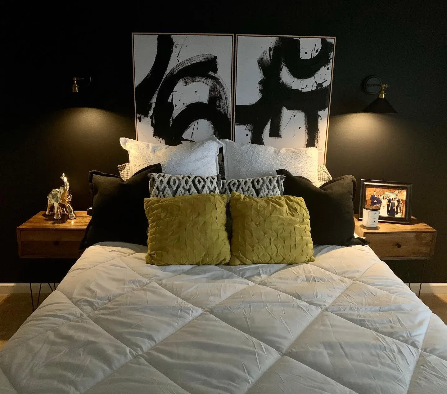 Behr Black bedroom color