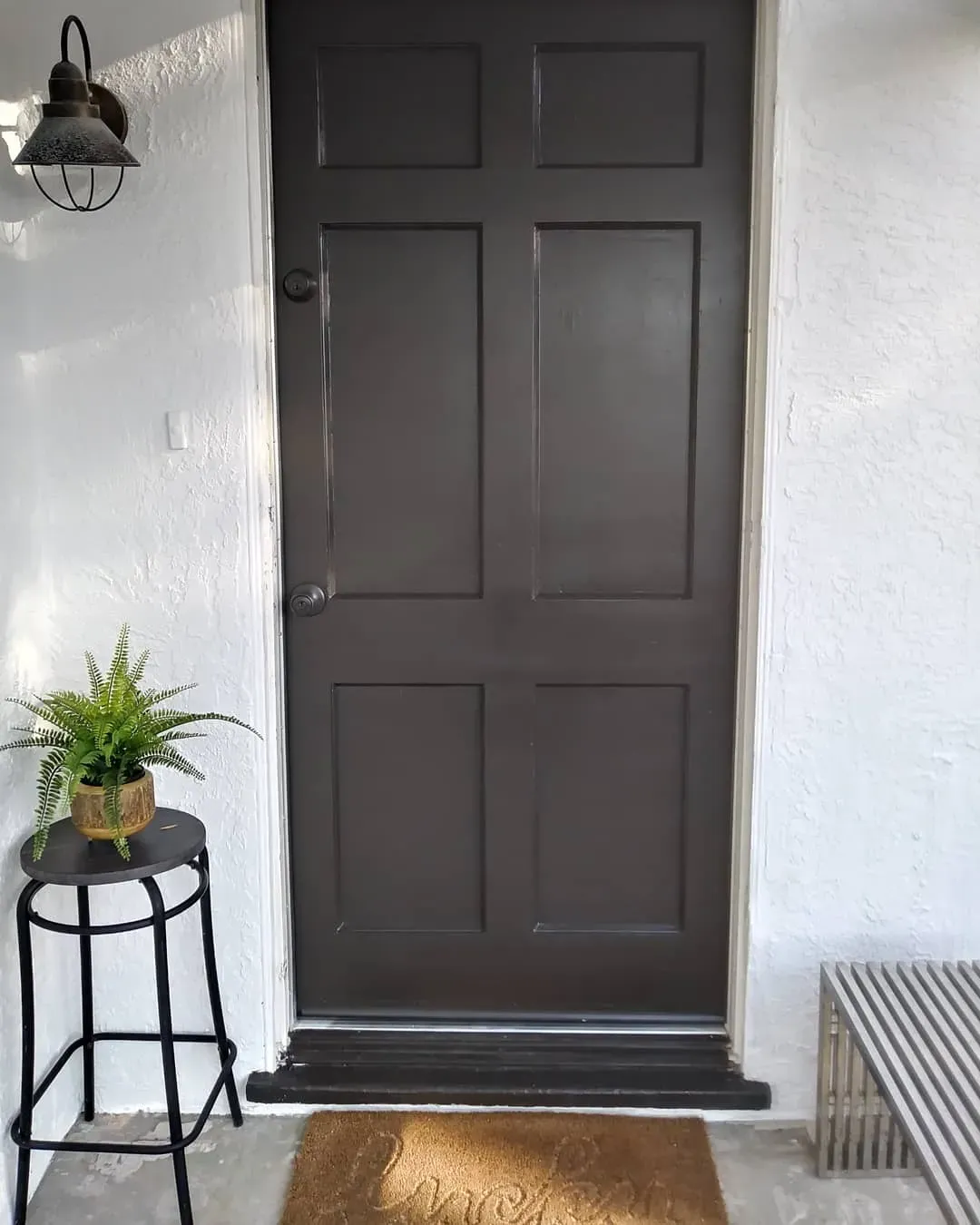 Behr Black Mocha front door color