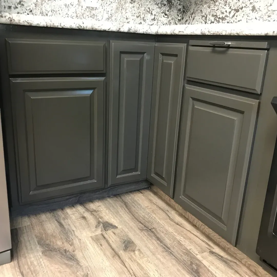 Behr PPU24-01 kitchen cabinets paint review