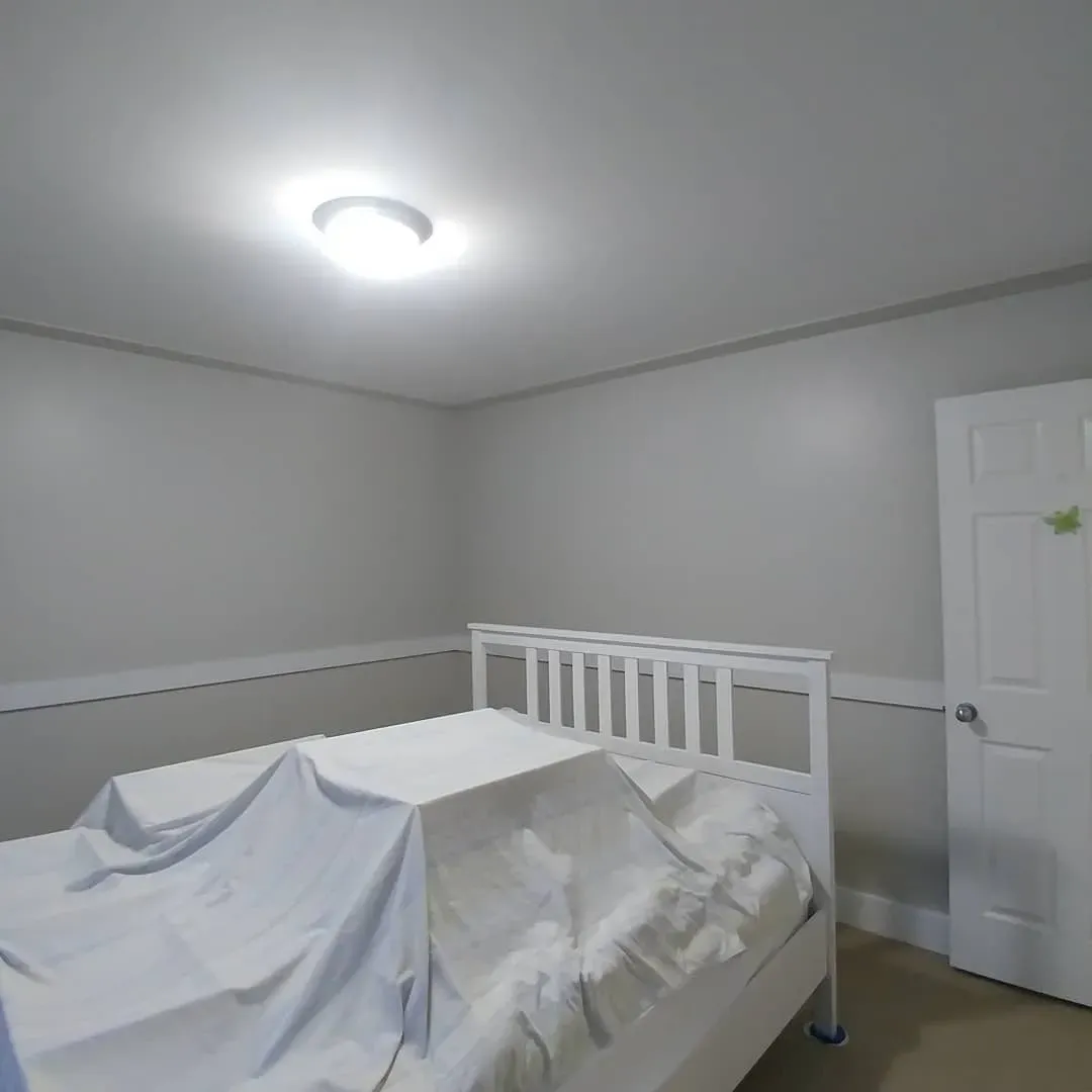 Behr Campfire Ash bedroom paint