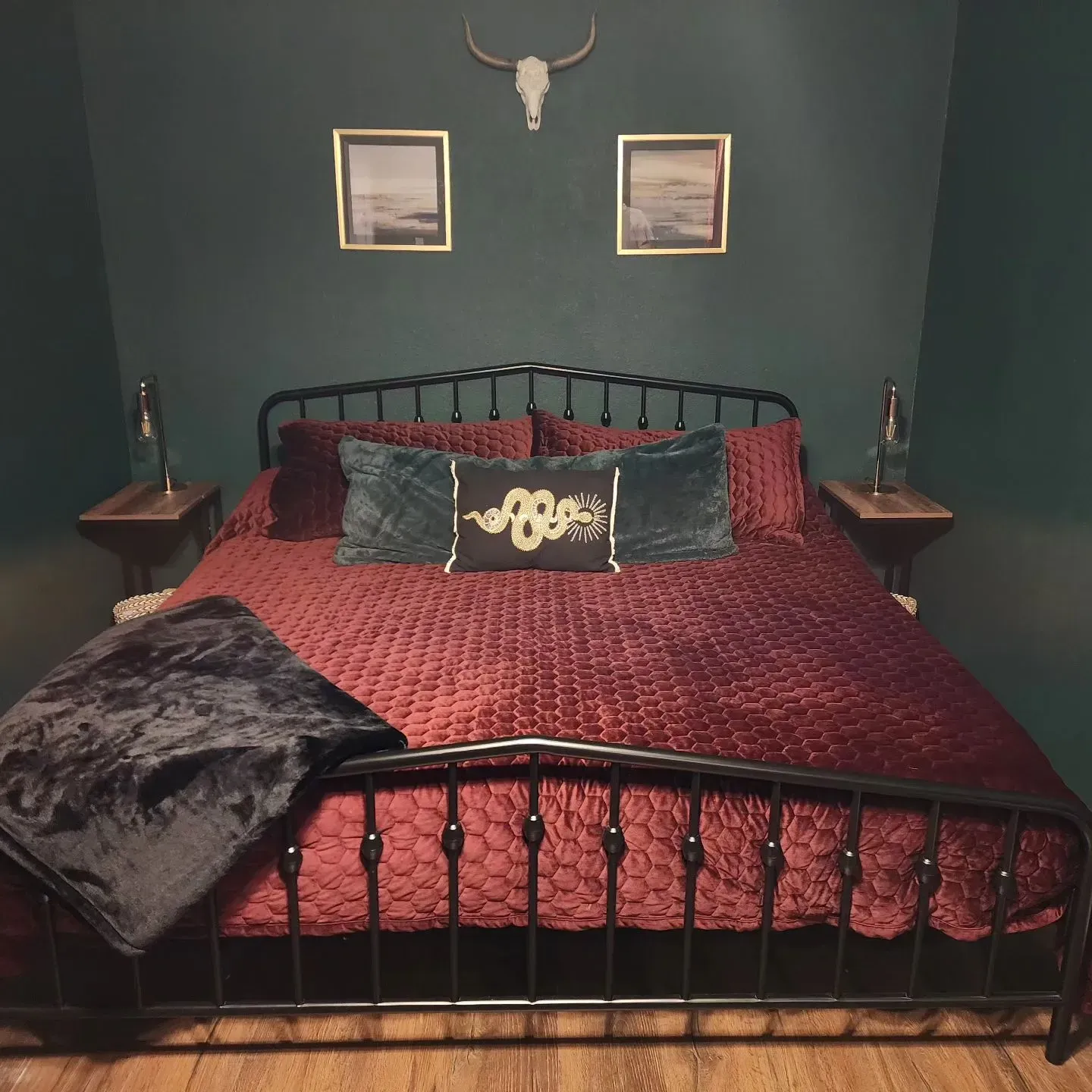 Behr Dark Everglade bedroom paint