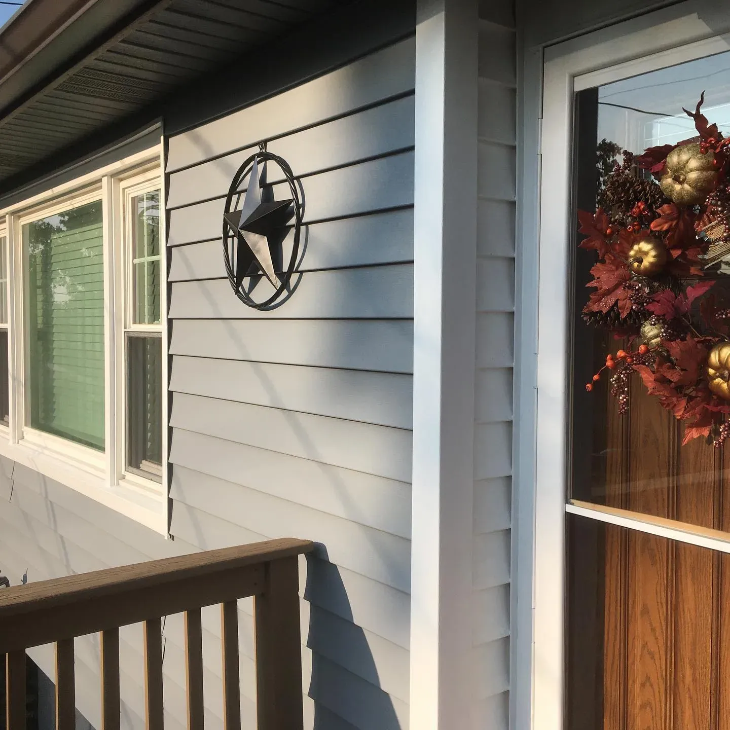 Behr Dark Pewter house exterior 