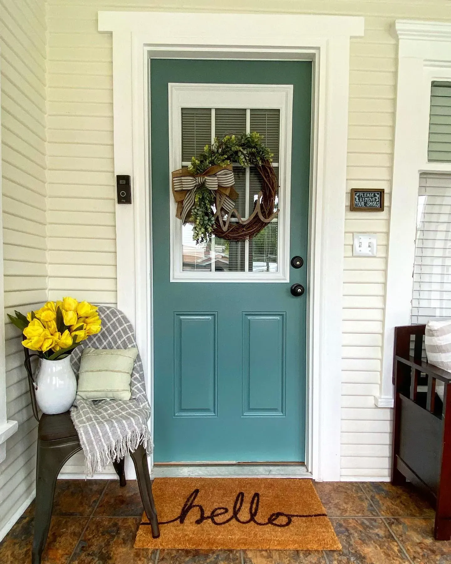 Behr Dragonfly front porch 