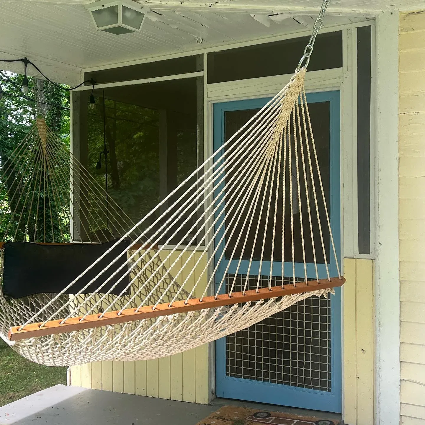 Behr Frisky Blue front door 