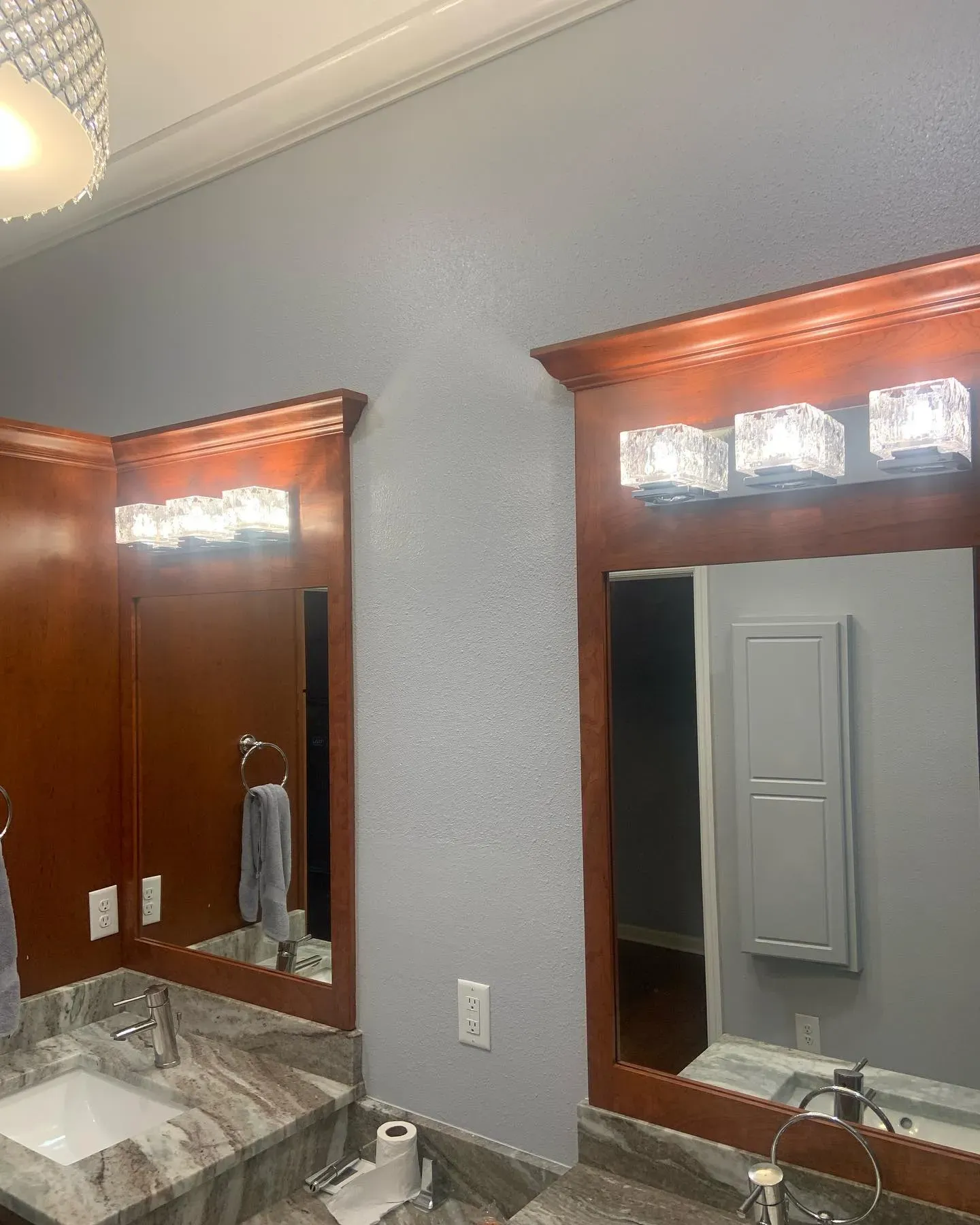 Behr Galactic Tint bathroom paint