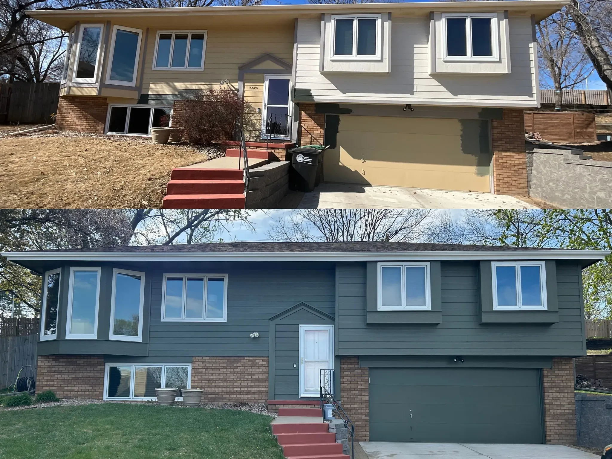 Behr Gladiator Gray house exterior paint