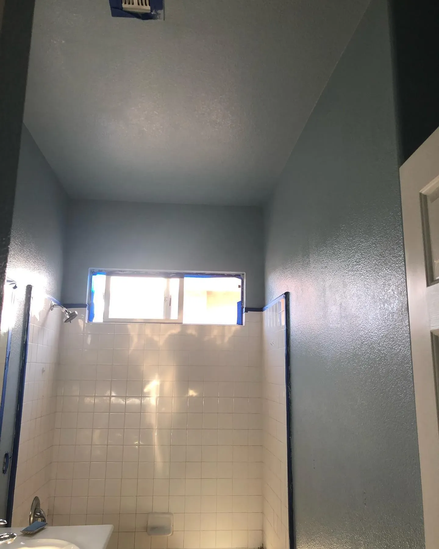 Half Sea Fog bathroom makeover