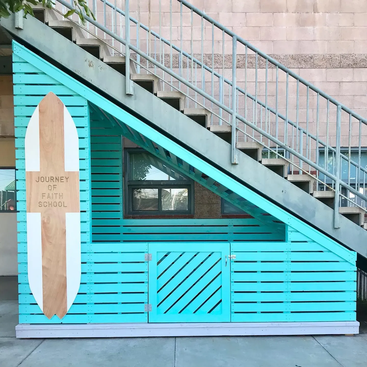 Behr Hidden Sea Glass exterior paint