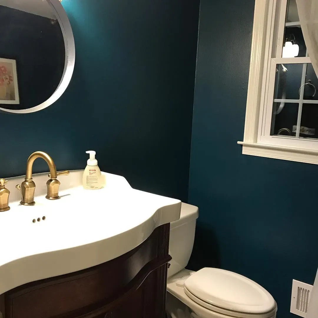 Ocean Abyss bathroom paint review