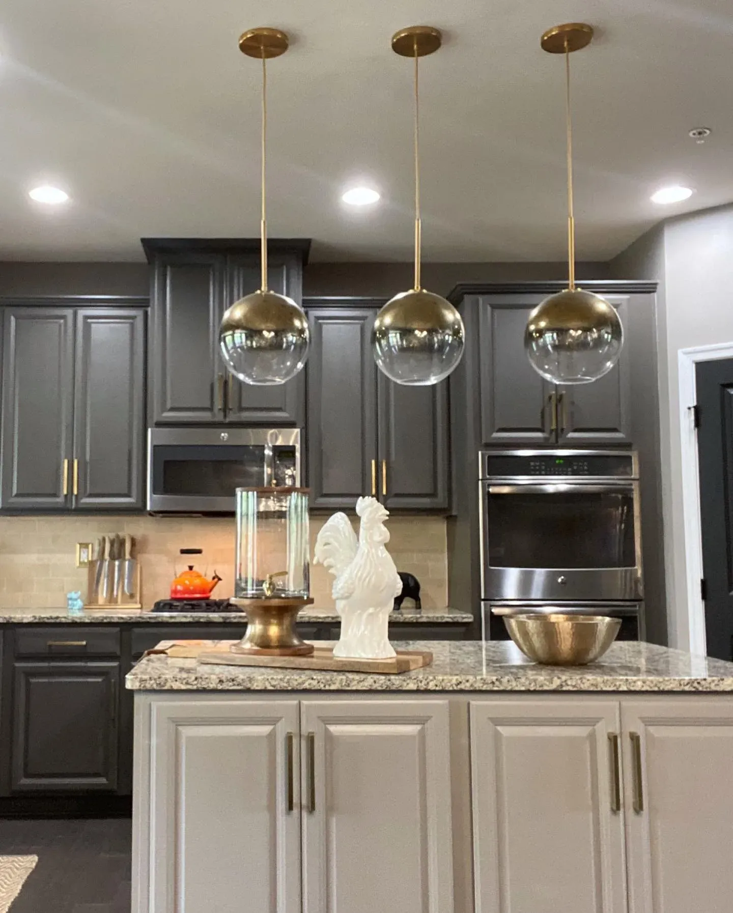 Behr Peppery kitchen cabinets review