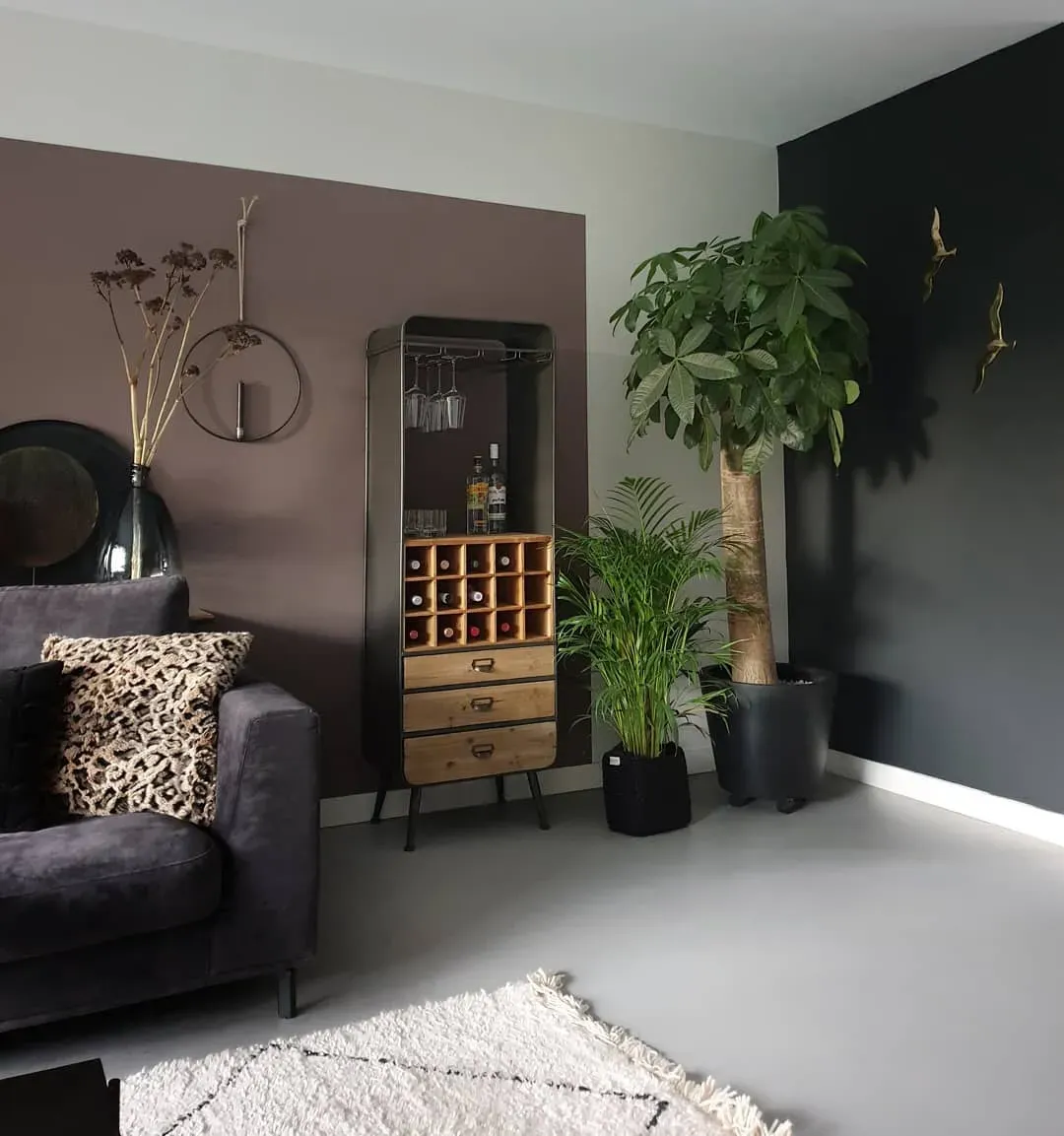 Behr Postmodern Mauve living room color review