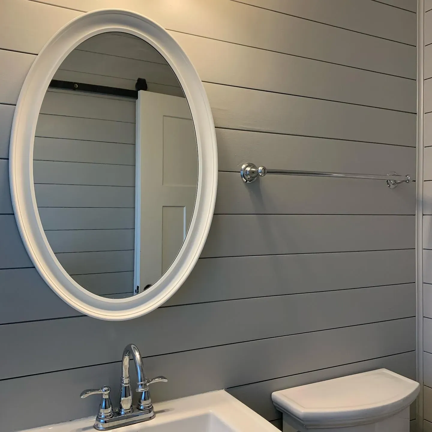 Behr Sonic Silver bathroom color