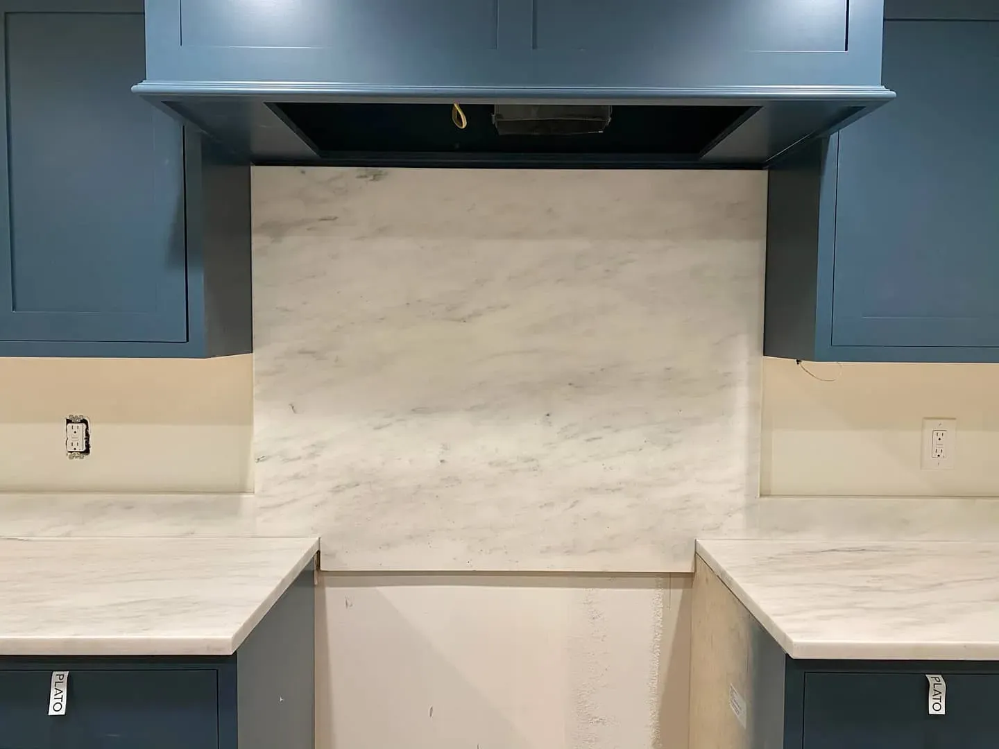 Superior Blue kitchen cabinets color