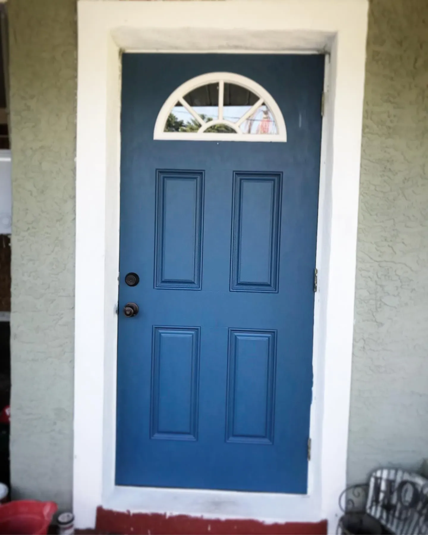 Behr Superior Blue front door color