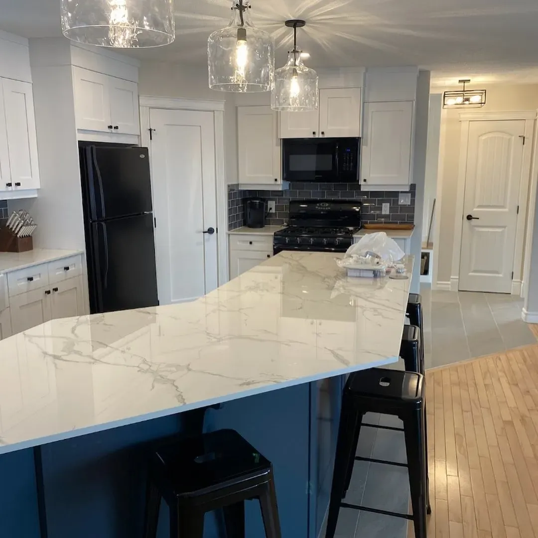 Ultra Pure White kitchen cabinets color