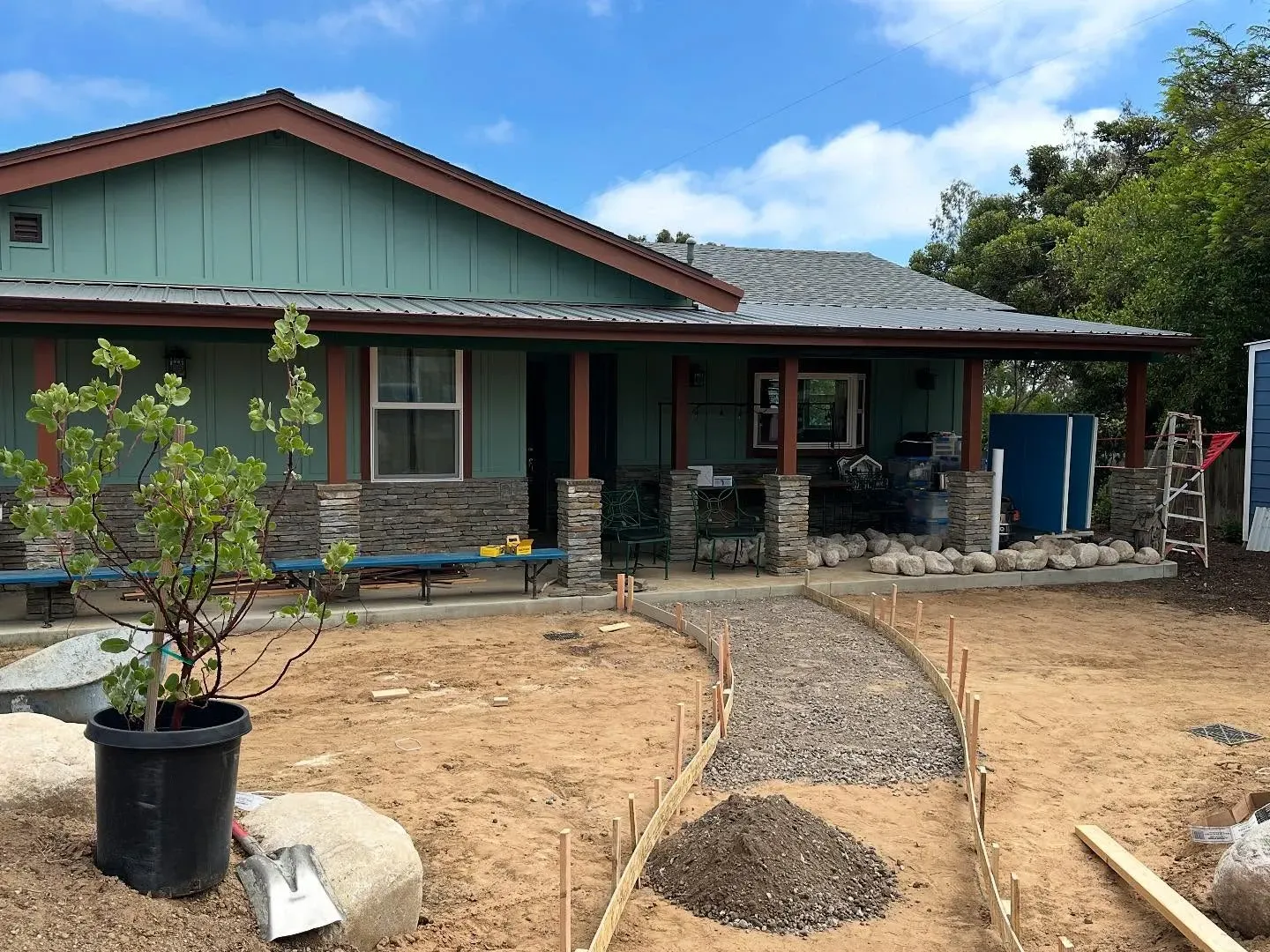 Behr Underground Gardens house exterior color