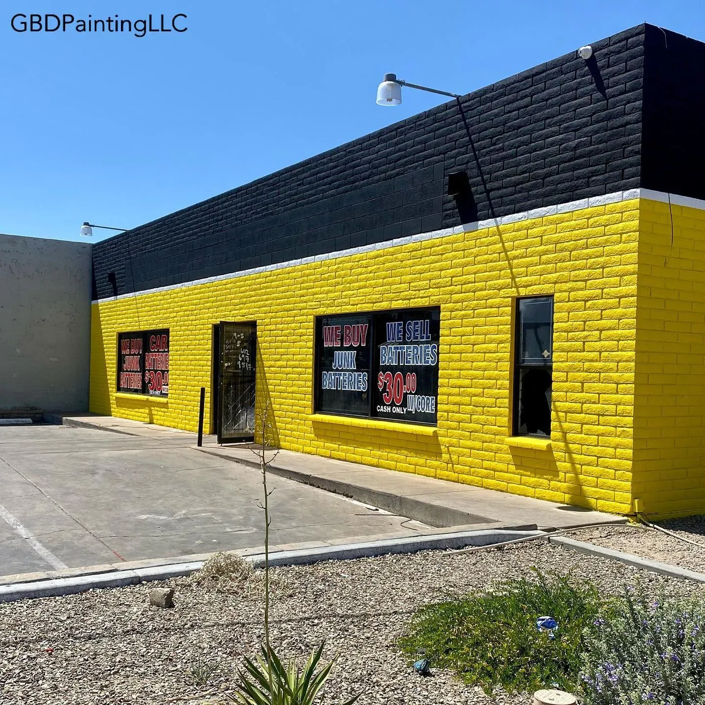 Behr Unmellow Yellow exterior paint