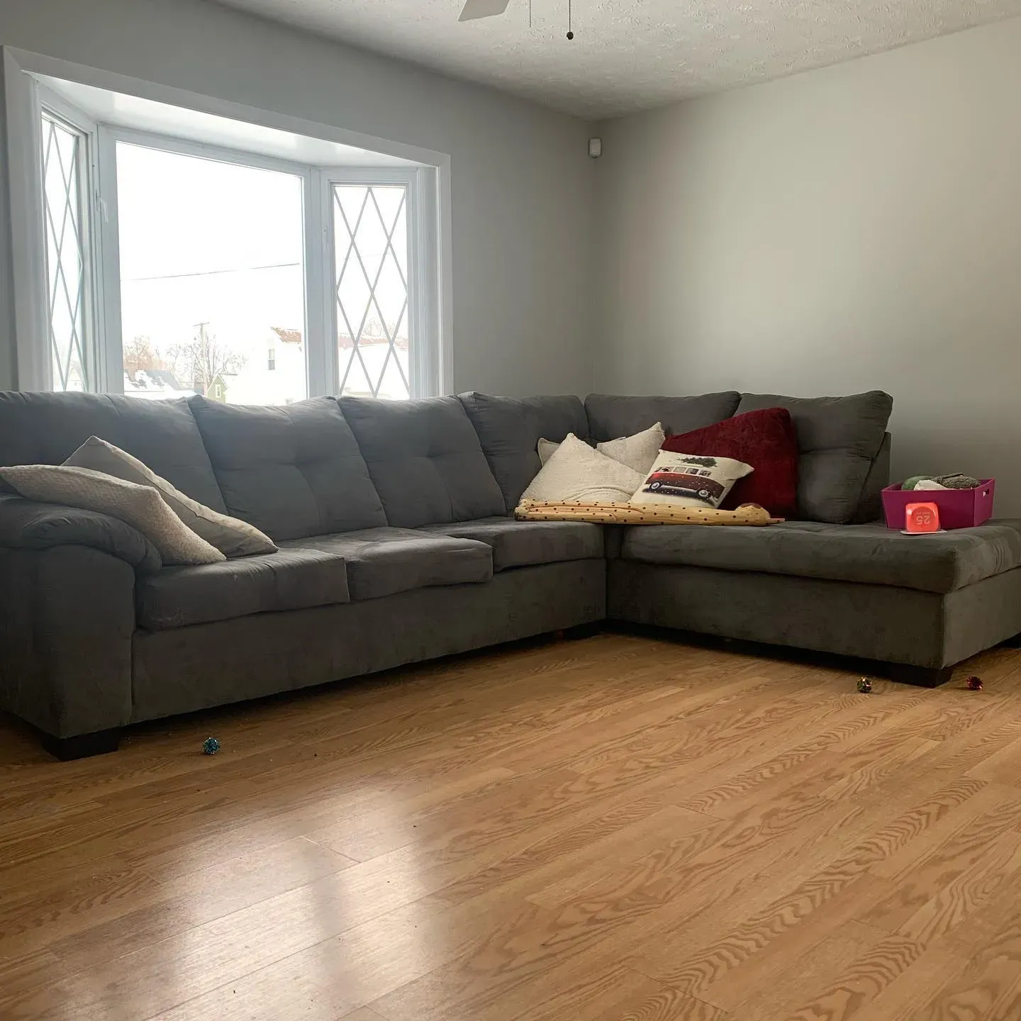 Behr Whitewash Oak living room review