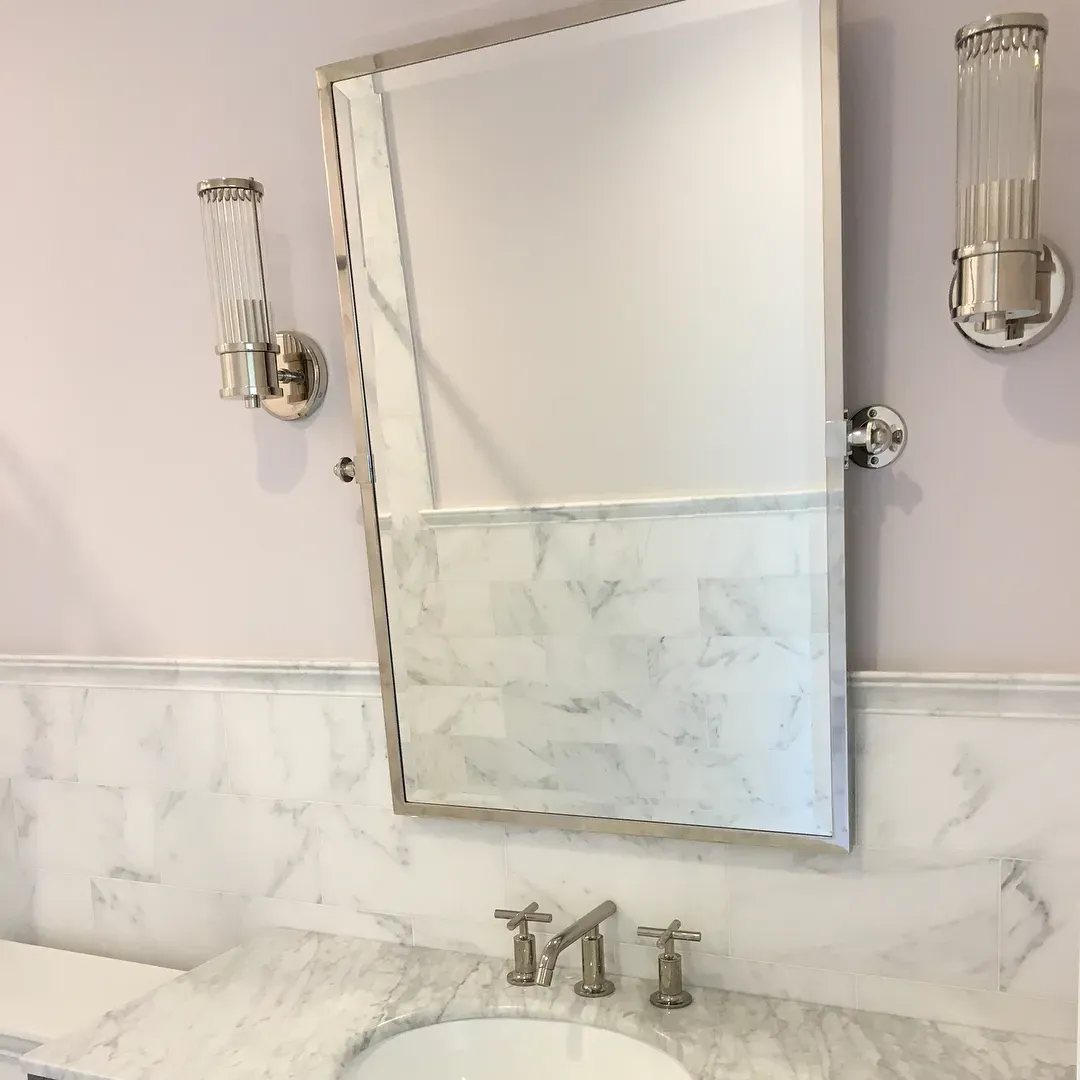 Benjamin Moore Antique Pearl bathroom picture