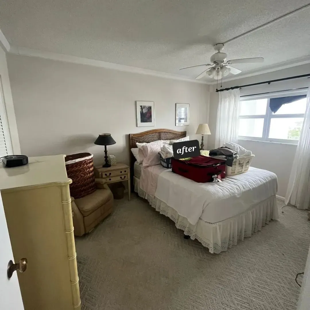 Benjamin Moore OC-27 bedroom color review