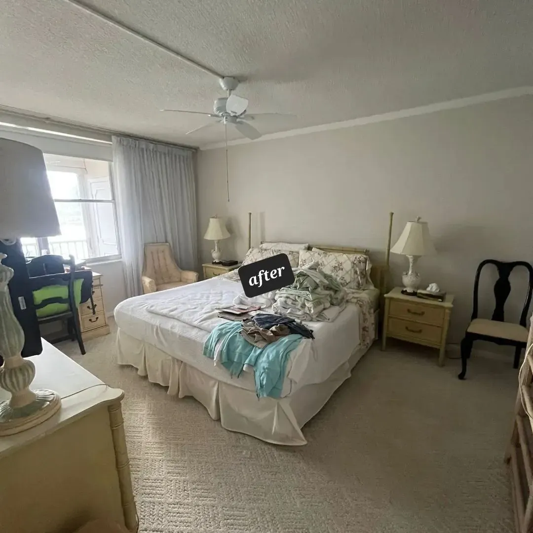 Benjamin Moore OC-27 bedroom color review