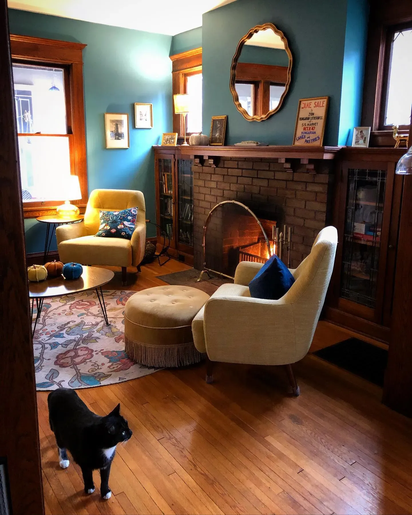 Benjamin Moore Baltic Sea living room color review