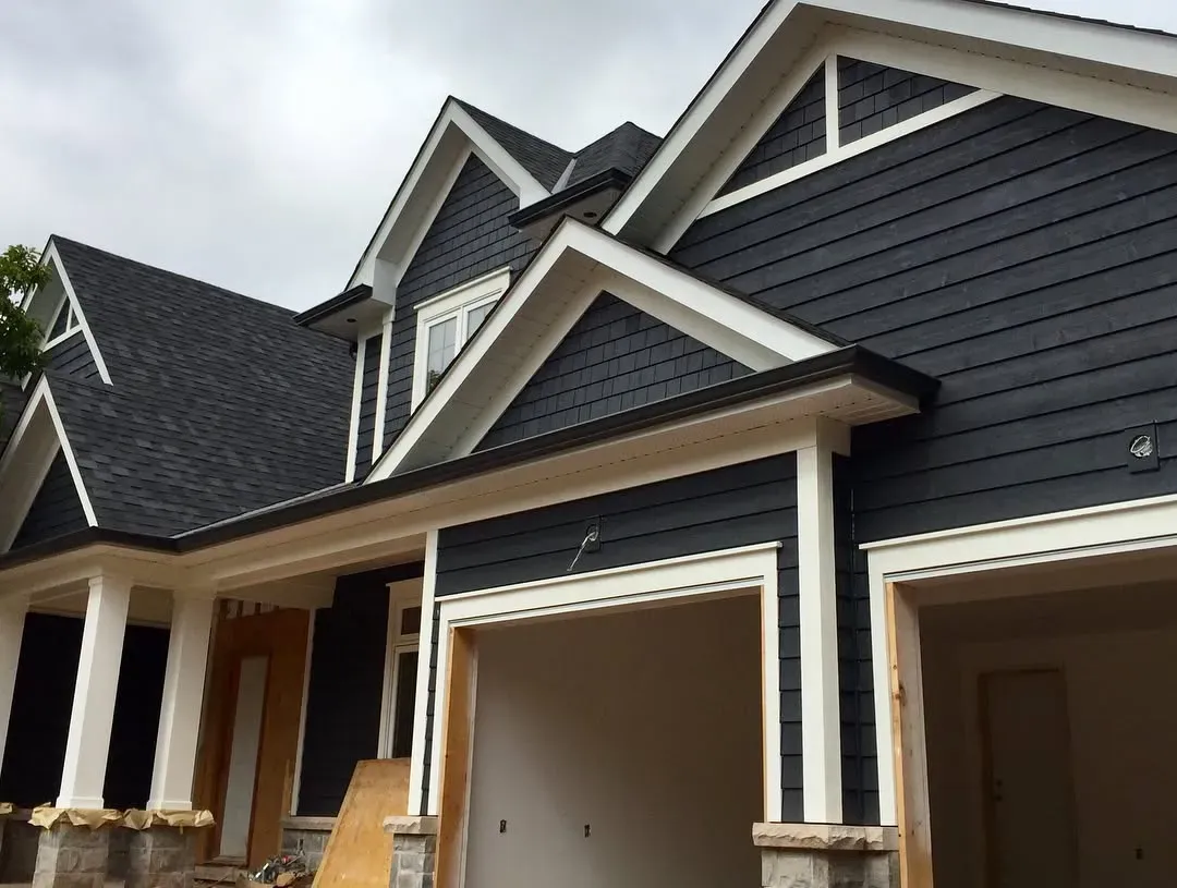 Benjamin Moore Black Ink house exterior color review