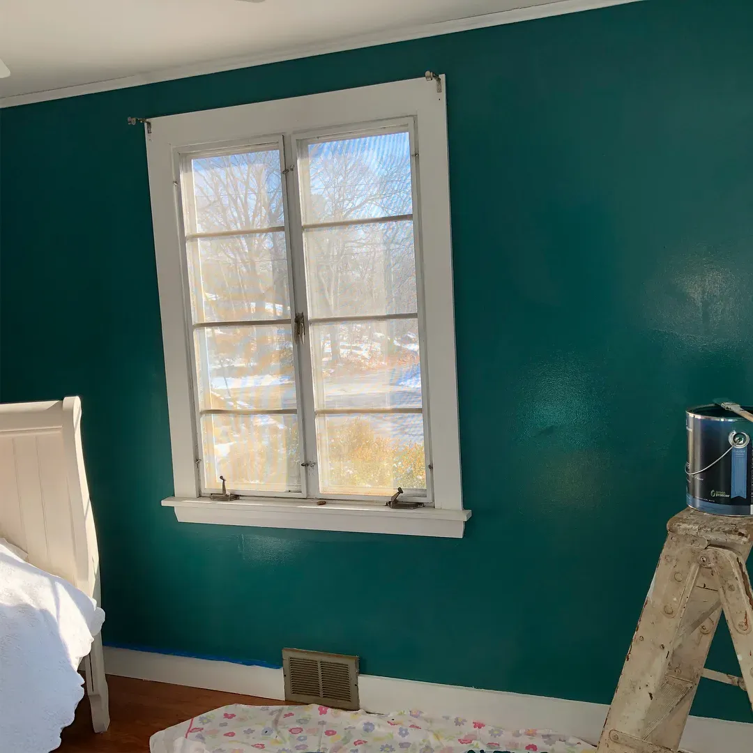 Benjamin Moore Casco Bay bedroom paint