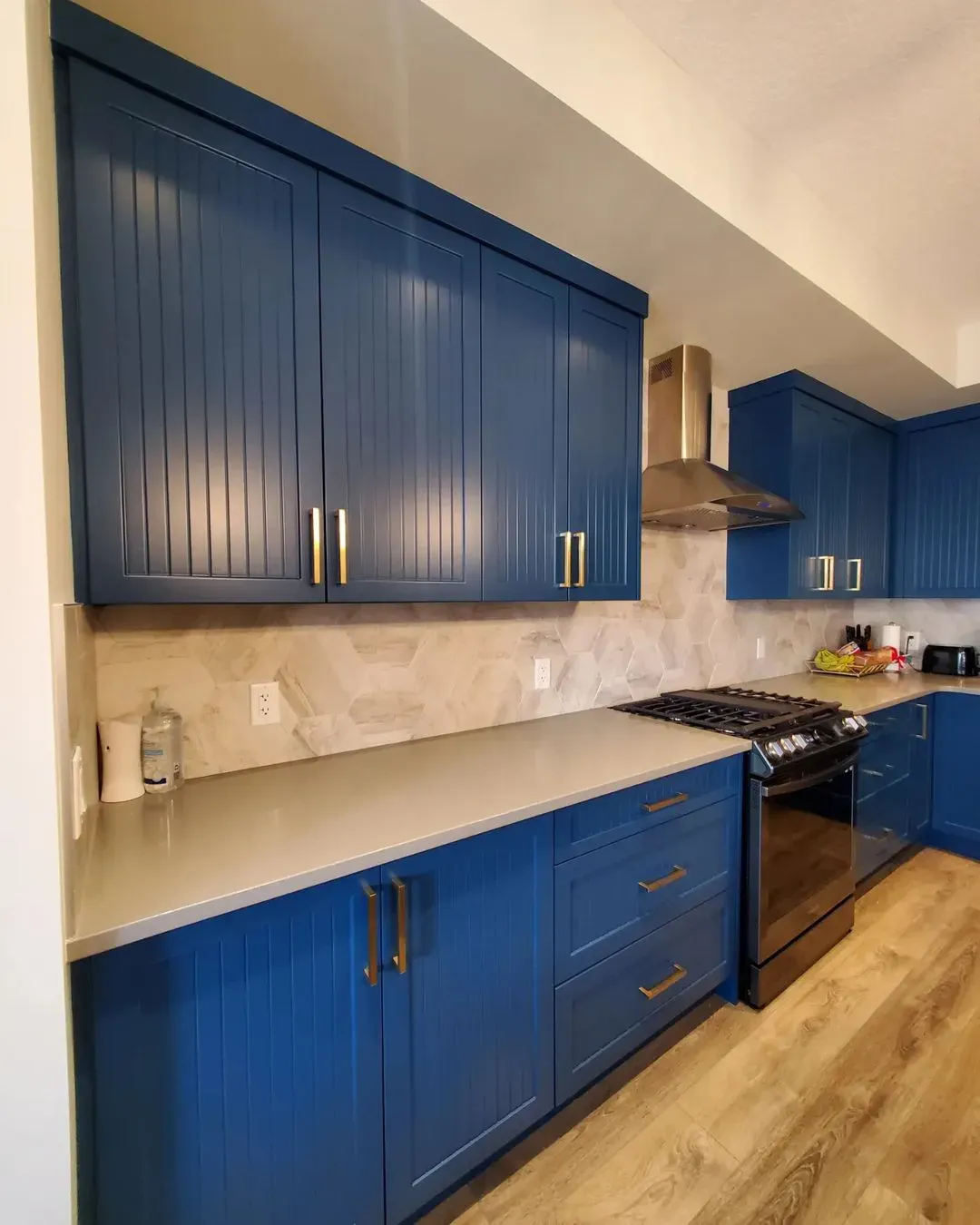 Benjamin Moore Champion Cobalt Kitchen Cabinets