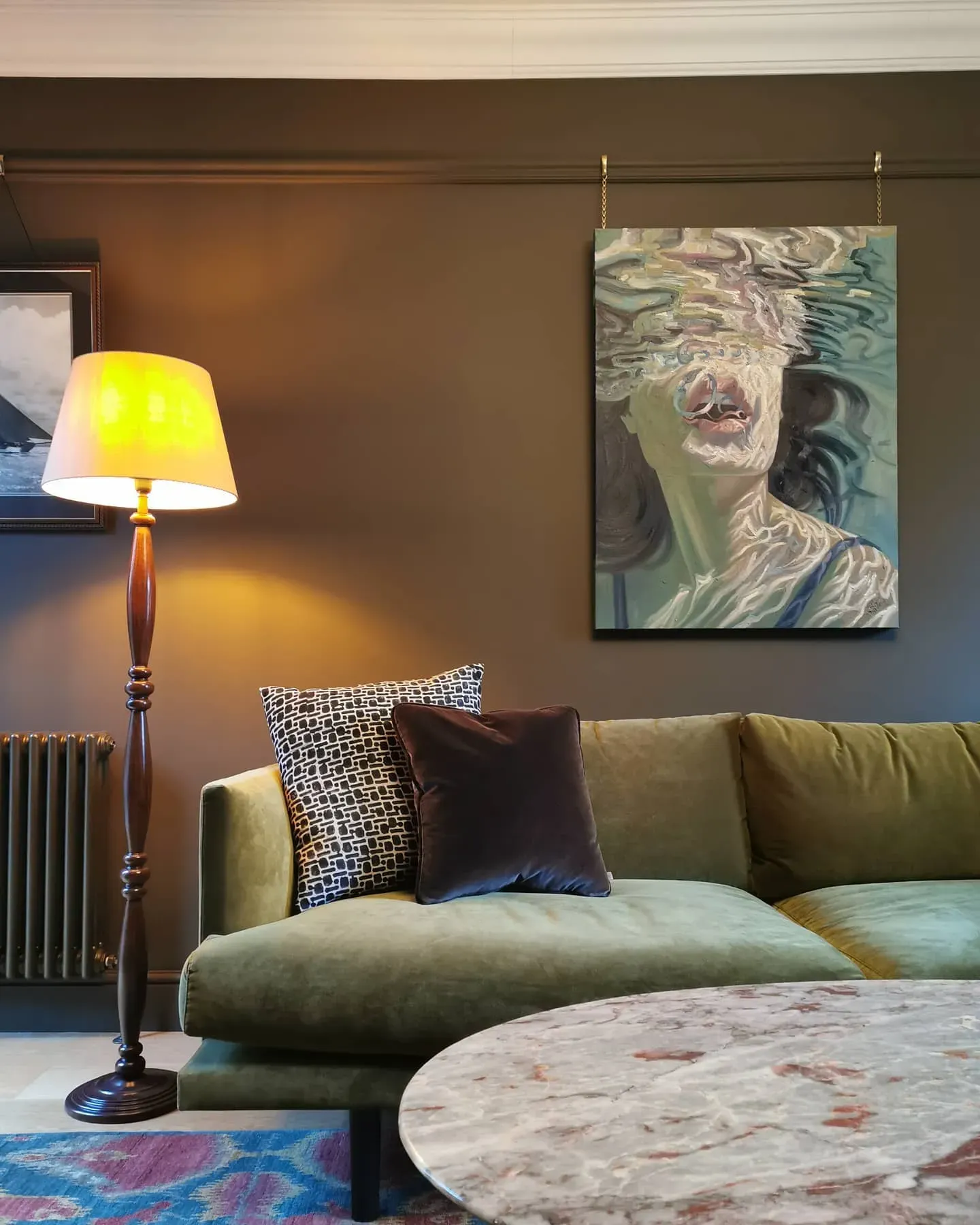 Benjamin Moore Char Brown living room color