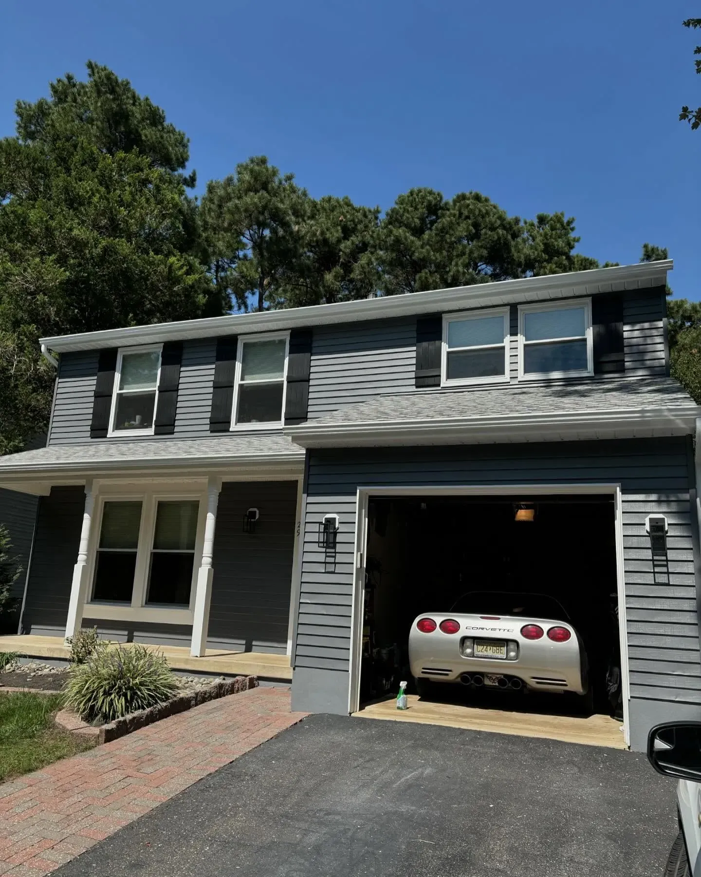 Benjamin Moore HC-178 house exterior color review