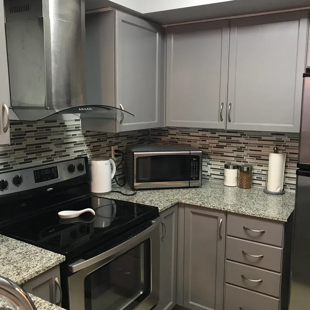 Benjamin Moore Cinder kitchen cabinets review