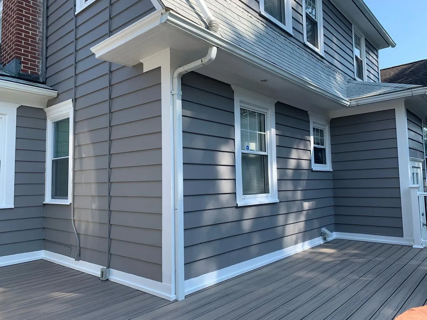 Benjamin Moore Cinder house exterior paint