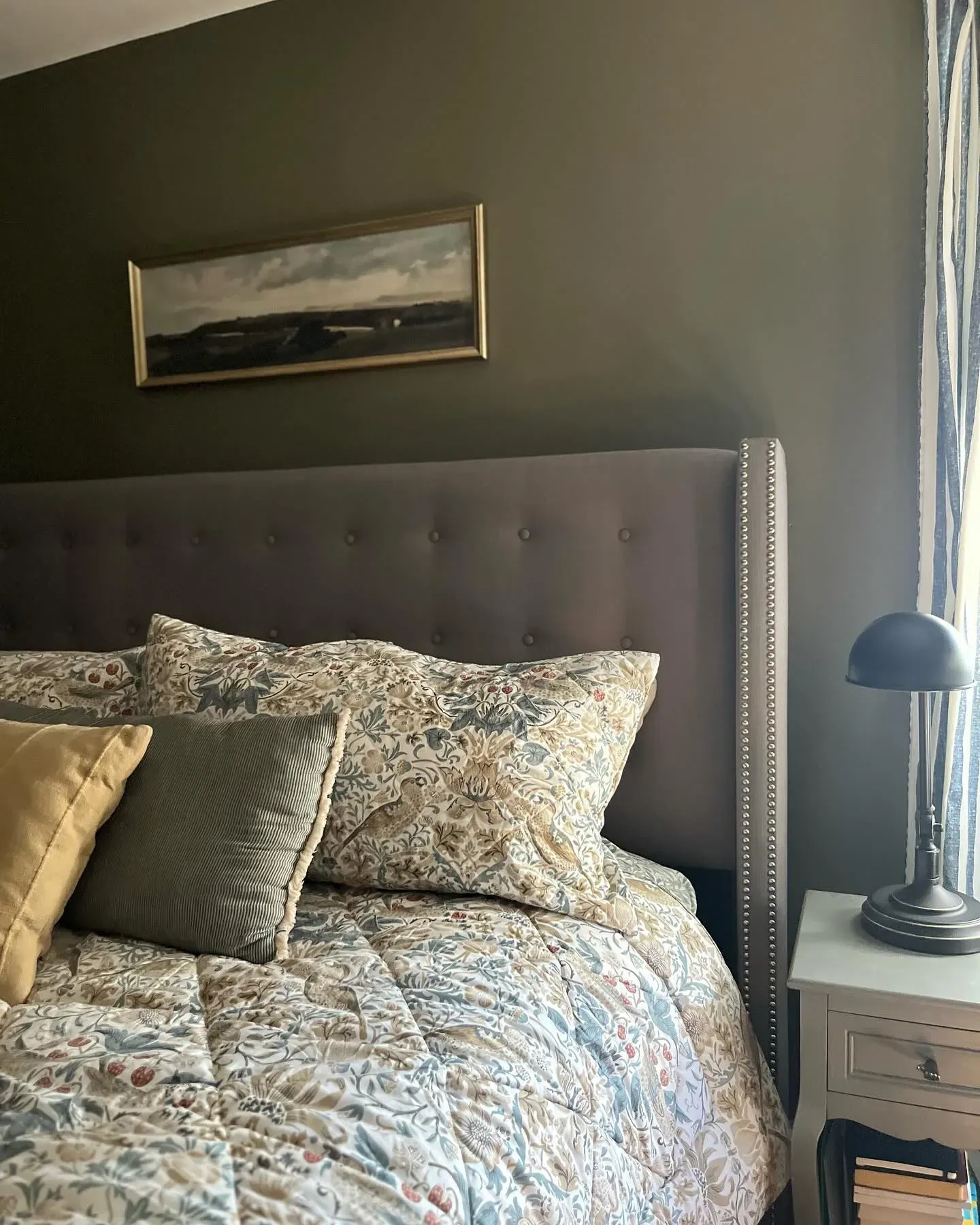 Benjamin Moore Cromwell Gray bedroom color