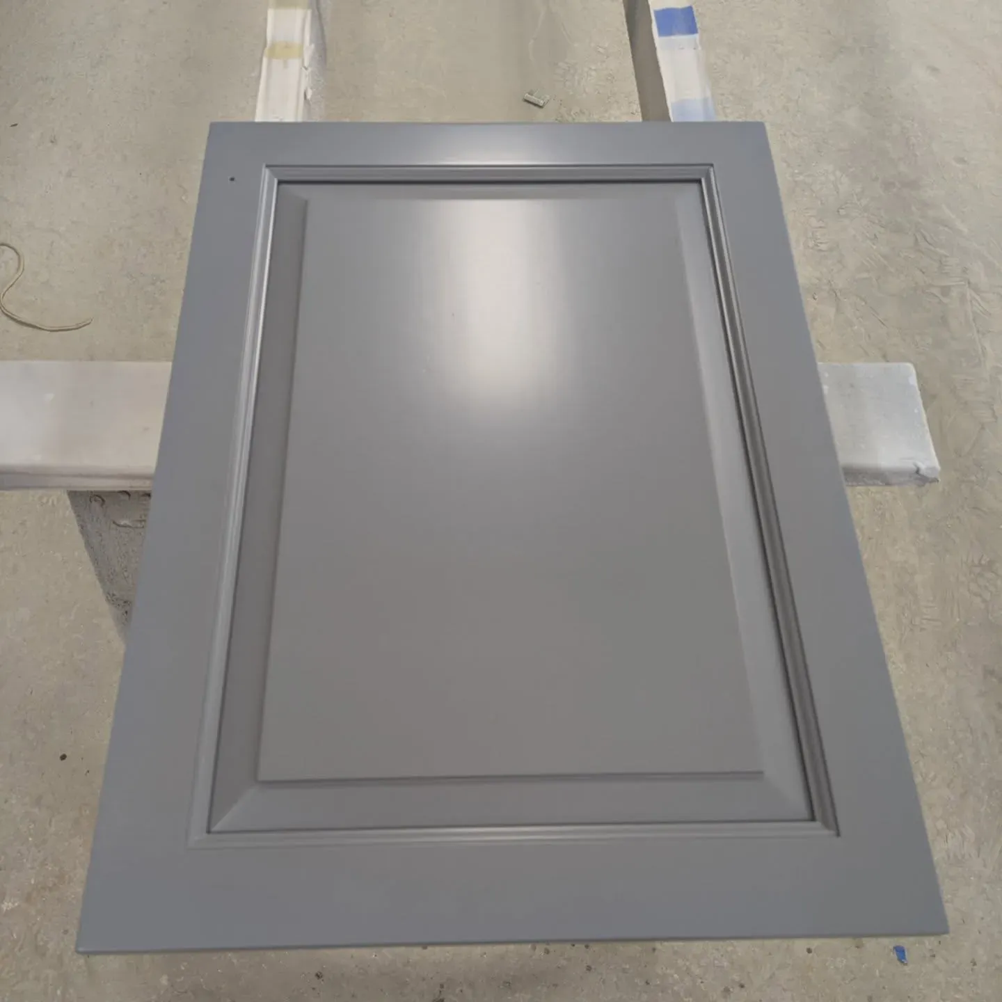 Delray Gray kitchen cabinets paint review