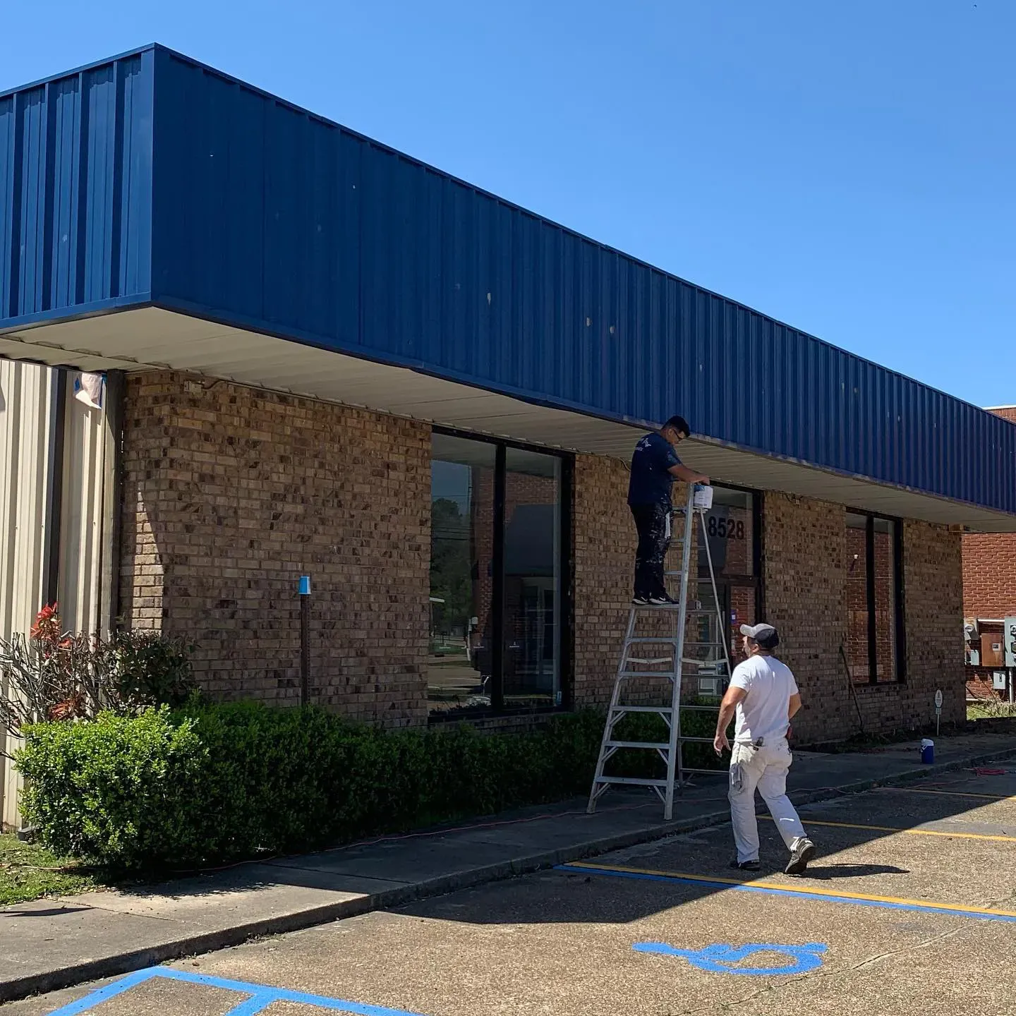 Downpour Blue Exterior Paint