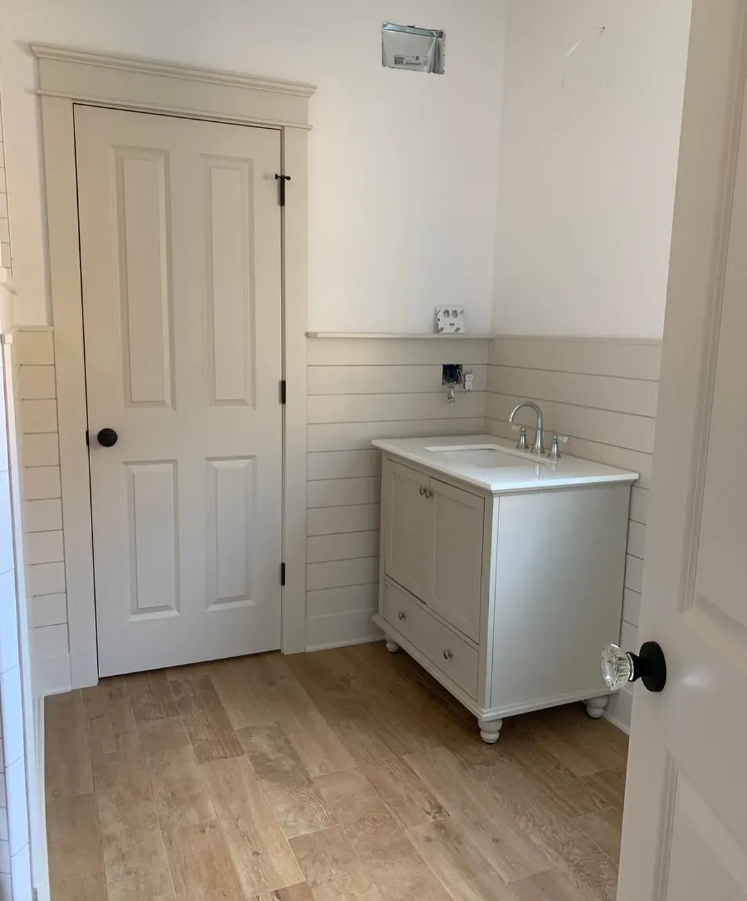 Baby Fawn bathroom paint