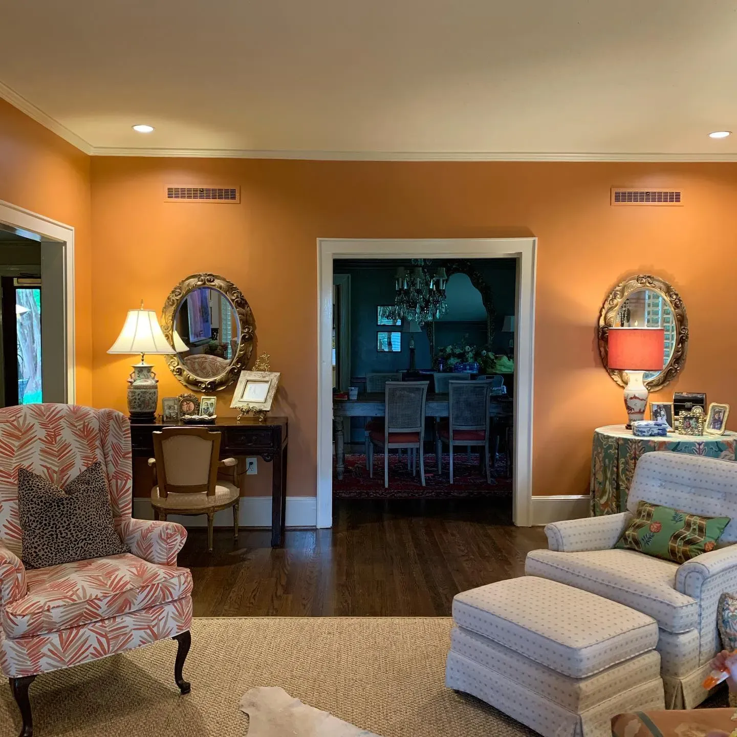 Benjamin Moore English Ochre living room paint